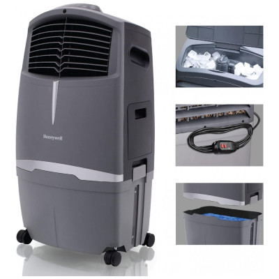 Ventilador Portátil Circulador Refrigerador Evaporativo, 110v, HONEYWELL CO30XE, Cinza