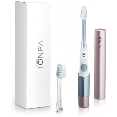 Escova Dental Elétrica IONPA 2 Modos, 2 Cabeças, IONIC KISS DM 011PG, Rosa