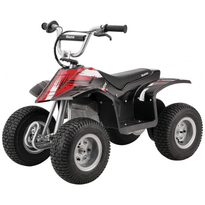 Veículo Elétrico Dirt Quad Electric 4 RODAS Off Road 6 a 12 Anos, 110v, RAZOR 25143099, Preto