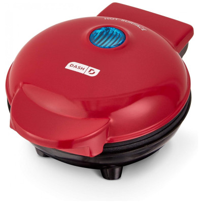 Máquina de Waffle, Aço Inoxidável, 110v, DASH DMG001RD, Vermelho