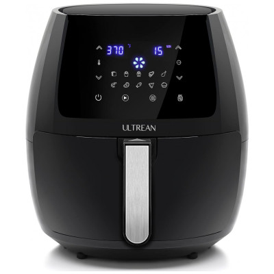 AirFryer 5,5L 10 Predefinições Digital LCD, 1700W, 110v, ULTREAN AF0301, Preto