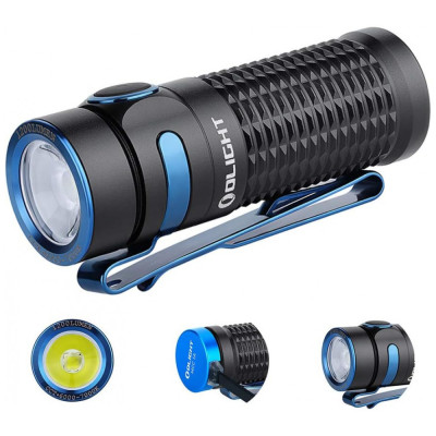 Lanterna 1200LM, Distancia 166 M, com USB, à Prova D IPX8, OLIGHT, Preto