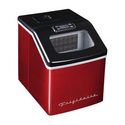 Máquina de Gelo XL, Produz 18kg, Dia, Aço Inox, 110v, FRIGIDAIRE EFIC452 SSRED, Vermelho