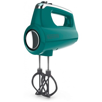 Batedeira de Mão com 5 Velocidades, Acessórios e Capa, 250W, 110v, BLACKDECKER MX600T, Verde