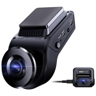 Câmera Veicular Full HD 1080p, 170, com GPS, Gravação 4K Ultra HD, Visão Noturna, Wi Fi, VANTRUE OnDash S1, Rosa