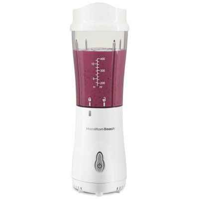 Liquidificador Pessoal de 400 mL para Vitaminas,175W, 110v, HAMILTON BEACH 51101, Branco