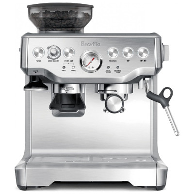 Máquina de café expresso, aço inoxidável, BREVILLE BES870XL, Prateado