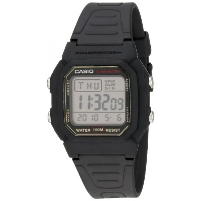 Relógio Masculino Digital Classic W, W, CASIO EAW W 800HG 9AV, Preto