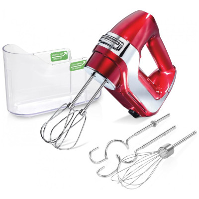 Batedeira Profissional com 5 Velocidades, 120W, 110v, HAMILTON BEACH PROFESSIONAL 62653, Vermelho