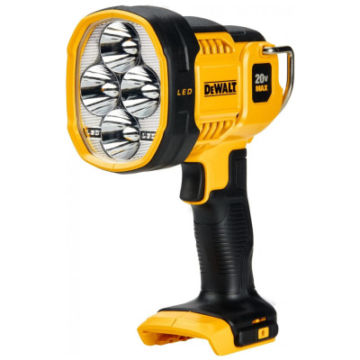 Lanterna LED para Local de Trabalho 20V Cabeça Pivotante 90 464mts de Distância, DEWALT DCL043, Amarelo