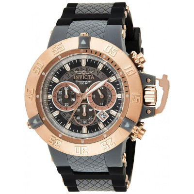 Relógio Masculino Analógico Quartzo, Silicone, INVICTA 0932, Cinza