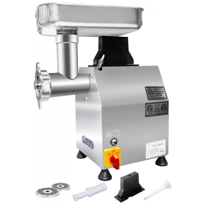 Moedor de Carne Elétrico PREPPAL, 1.5 HP 1100W, Aço Inox, 110v, ATOSA PPG 22, Prateado