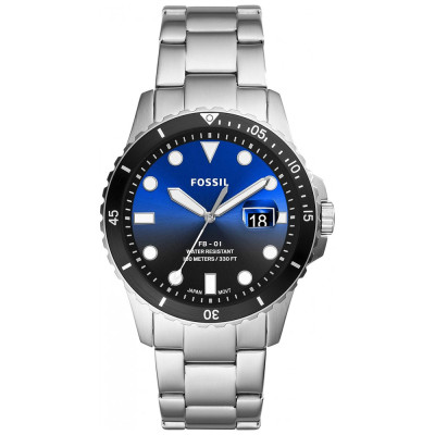 Relógio Masculino de Quartzo FB 01 e Aço Inoxidável, FOSSIL FS5668, Prateado