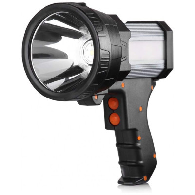 Lanterna LED de 6000 Lúmens 3 Modos de Brilho à Prova Dágua Liga de Alumínio, BUYSIGHT, Cinza escuro