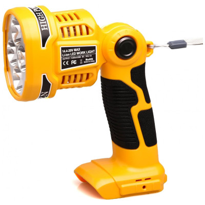 Lanterna 1120LM com USB, 20V, 12W, Amarela, LILOCAJA, Amarelo