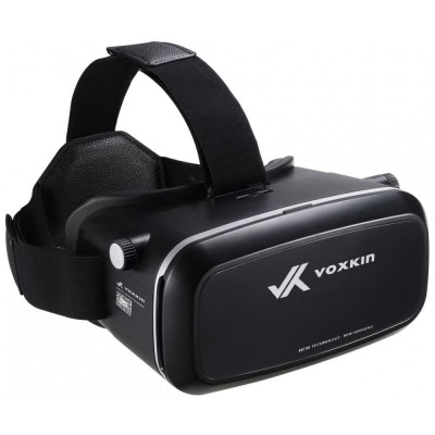 Oculos Realidade Virtual Headset 3D VR Alta Definição, VK VOXKIN, Preto