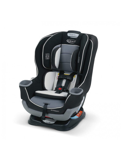 Cadeira de Bebê para carro Extend2Fit conversível, preta, GRACO 1963212, Preto