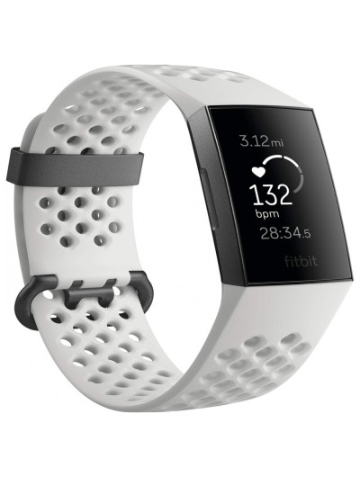 Charge 3 Fitness Activity Tracker Estados Unidos White, FITBIT FB410GMWT, Branco