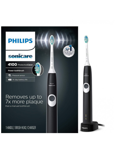 Escova Dental Elétrica Recarregável, PHILIPS SONICARE HX6810, 50, Preto