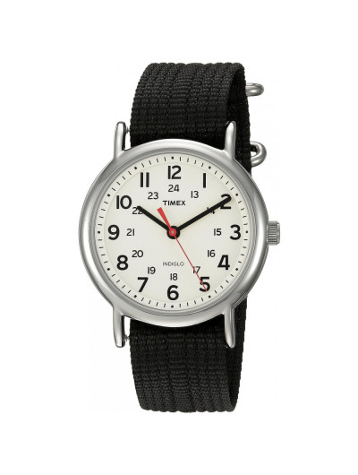Relógio Weekender Unissex 38mm, TIMEX TWC027600, Preto