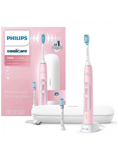 ExpertClean Escova de Dentes Elétrica, recarregável, com Bluetooth, 1 unidade, rosa, PHILIPS SONICARE HX9690, 07, Rosa