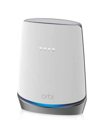 Orbi AX4200 Roteador Wi Fi Vel 4.2Gbps 40 Aparelhos Área 232m2, NETGEAR CBR750 100NAS, Branco