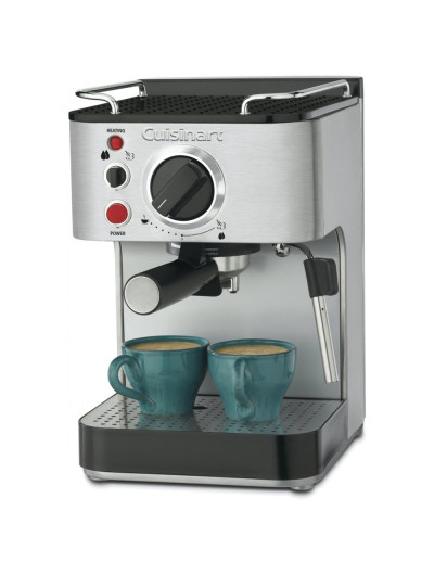 Cafeteira Elétrica Programável Espresso, Aço Inox, 1,6 Litros, 110v, CUISINART EM 100NP1, Prateado
