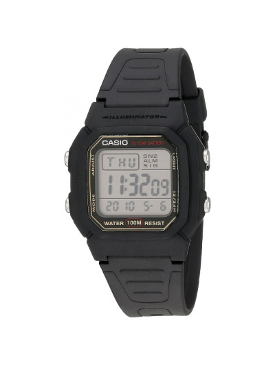 Relógio Masculino Digital Classic W, W, CASIO EAW W 800HG 9AV, Preto