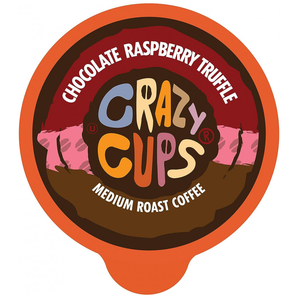 Keuring Kcup Café trufa de framboesa com chocolate 80u1u2espresso, CRAZY CUPS, Marrom