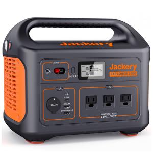 Gerador de Energia Portátil Solar Jackery Explorer 1000, 110V 1000W