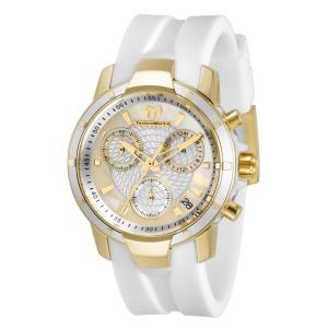Relógio Feminino TechnoMarine UF6, Invicta TM 619000, Branco e Dourado