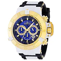 Relgio masculino Subaqua Noma III - 50 mm. Preto. Branco 39000