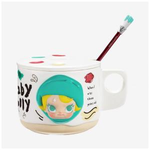 Caneca de Cerâmica Baby Molly When I was Three! da Série POP MART