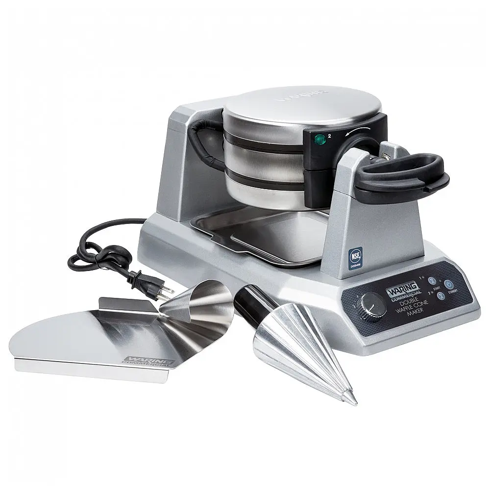 Waring WWCM200 Máquina de Cones de Waffle Duplo - 110V