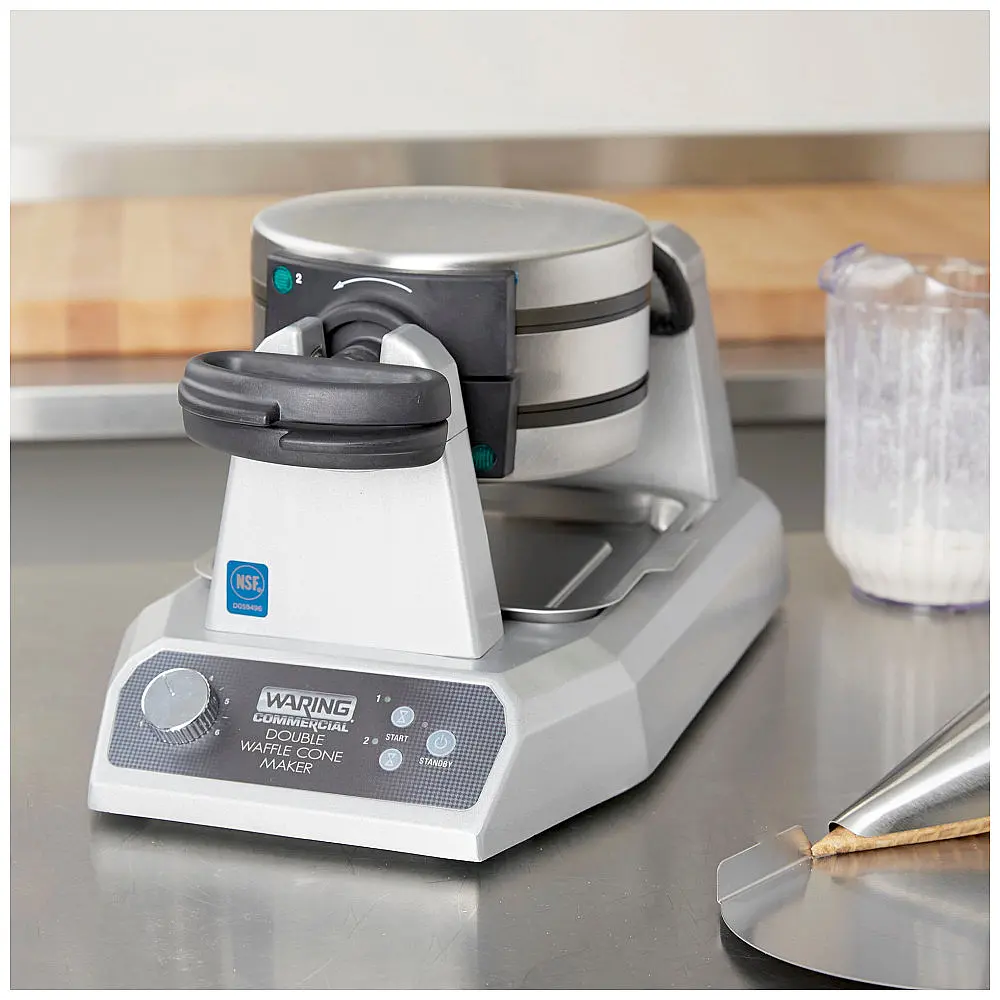 Waring WWCM200 Máquina de Cones de Waffle Duplo - 110V — foto 2