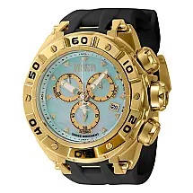 Relgio masculino reserva Ripsaw Swiss ETA G10.212 calibre com mostrador madreprola - 52,7 mm. Preto 45300