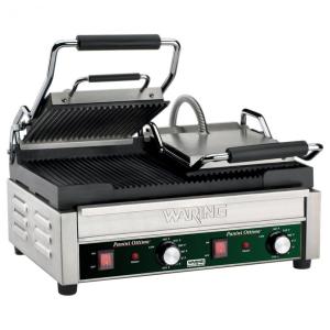 Grelha Panini Waring WPG300 Grooved Top & Bottom Inox 240V 3120W 43x23.5 cm