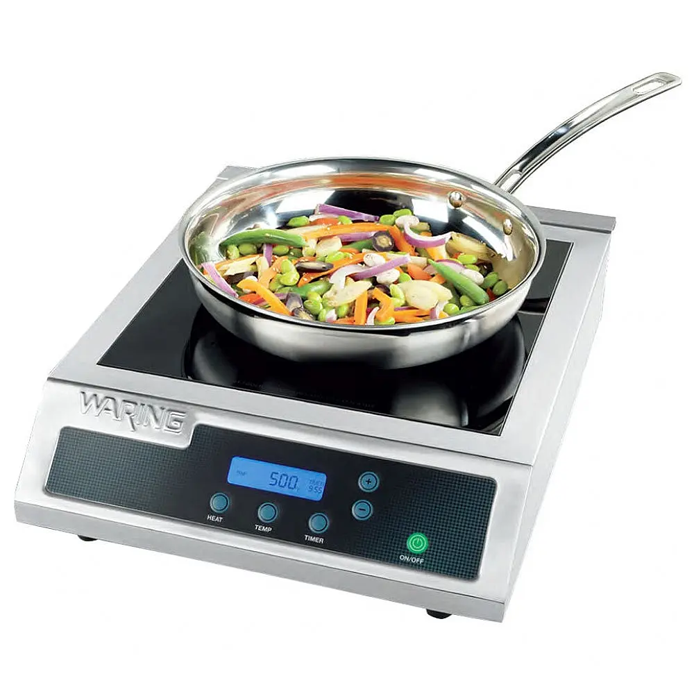 Fogão Indução WIH400 Waring Preto 1800W 110V SCHOTT CERAN® 28x28cm