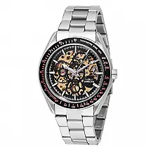 Relógio Masculino Automático Invicta Objet D Art com Mostrador Esqueleto 47mm, Prata 49500