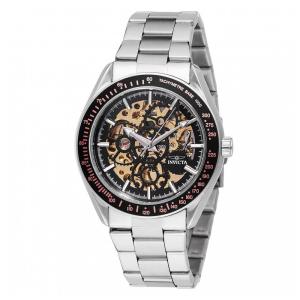 Relógio Masculino Automático Invicta Objet D Art com Mostrador Esqueleto 47mm, Prata 49500