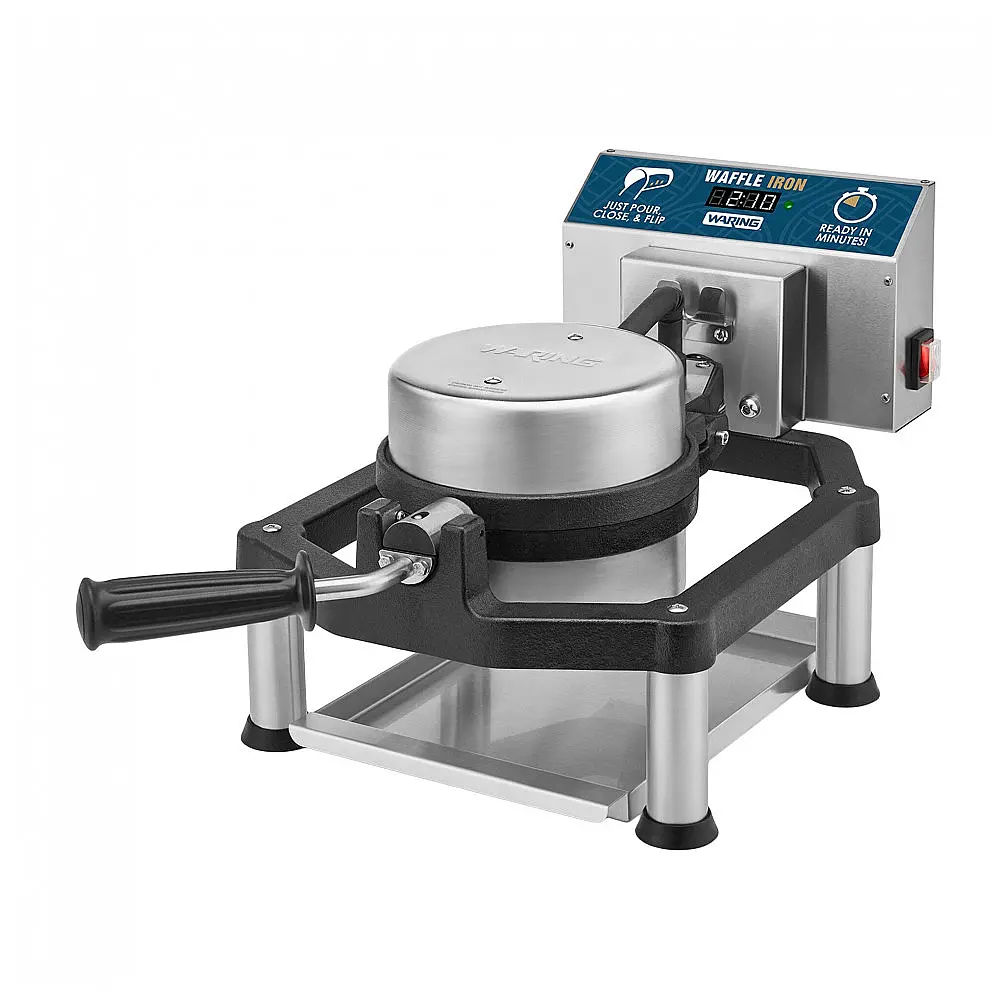 Waring WWHD500 Máquina de Waffles Belga Não Aderente Rotativa 360° 110V - 30/h