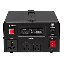 Transformador de Voltagem International Diamond Series DSR-500 500W com Regulador 110V-220V