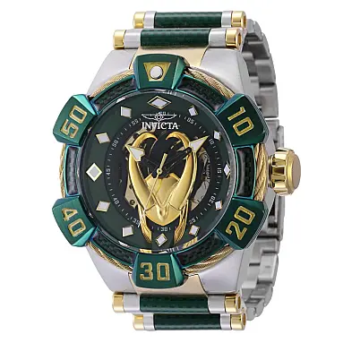 Relgio mecnico masculino Marvel Loki