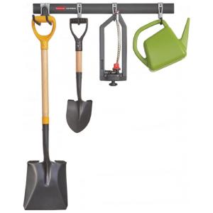 Kit de Ganchos Organizadores para Garagem 1 Trilho 4 Ganchos, Rubbermaid