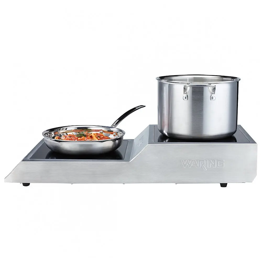 Cooktop de Indução Comercial Waring WIH800 · 2 zonas · 3.600 W · 220 V — foto 2