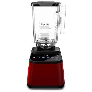 Liquidificador Blendtec Designer Series Original com Jarra WildSide de 2,7 Litros - Vermelho