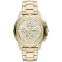 Relógio Masculino de Quartzo com Cronógrafo de Aço Inoxidável, FOSSIL FS4867, Dourado