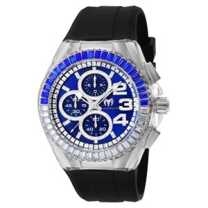 Relgio masculino TechnoMarine Cruise Glitz - 45 mm. Preto TM-121010
