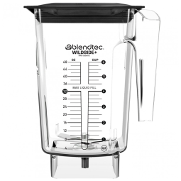 Jarra Liquificador Blendtec WildSide+ 40‑710‑10 Transparente Tritan 2,7 Litros com Tampa Dura Pack c/ 2