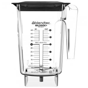 Jarra Liquificador Blendtec WildSide+ 40‑710‑10 Transparente Tritan 2,7 Litros com Tampa Dura Pack c/ 2